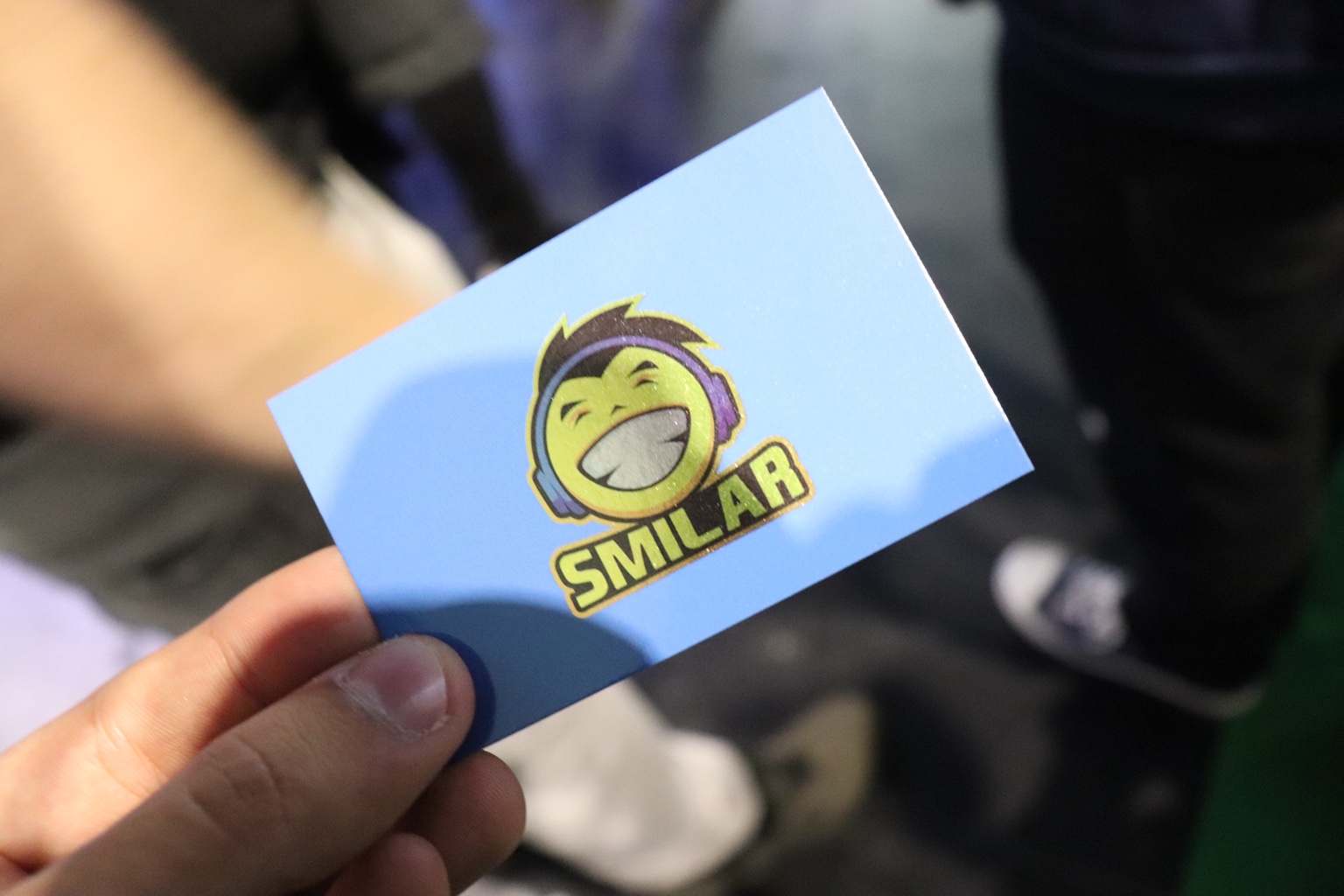 The Smilar logo on a card