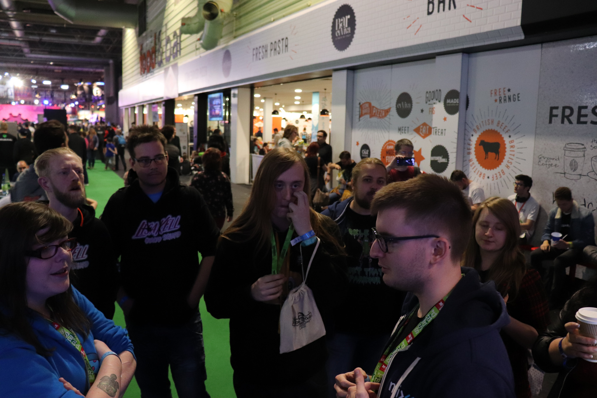 Community conversations at a gaming event