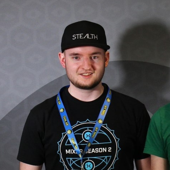 Smilar wearing Stealth Gaming merchandise